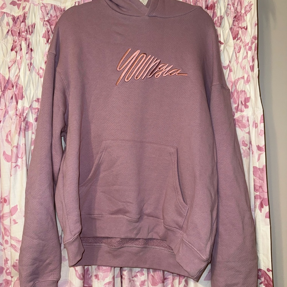 YoungLA Lavender Hoodie with Embroidered Logo